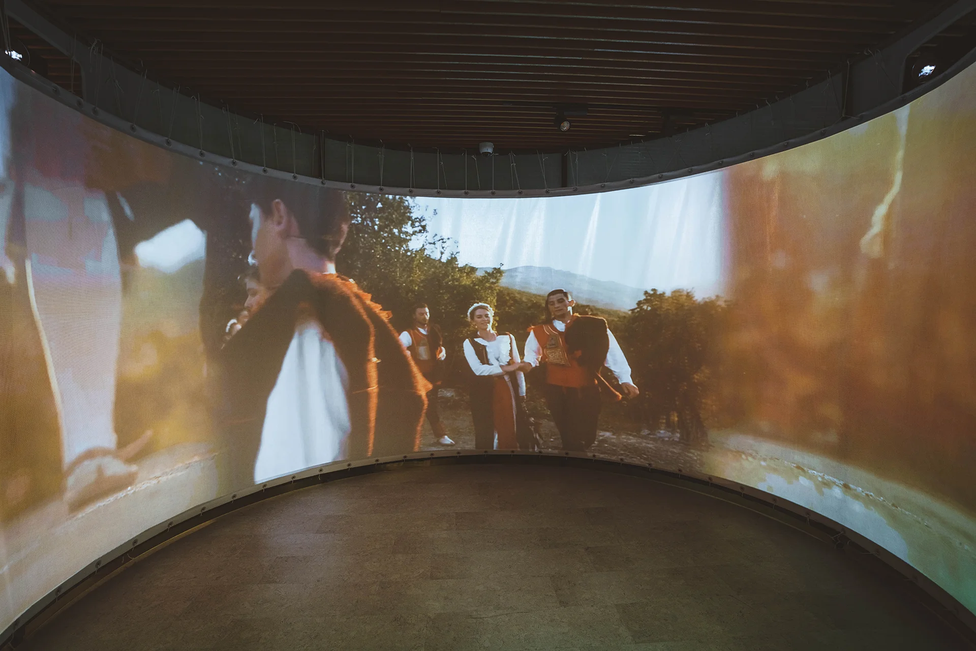 Prikaz guvna na platnu u postavu Muzeja Cetinske krajine Sinj